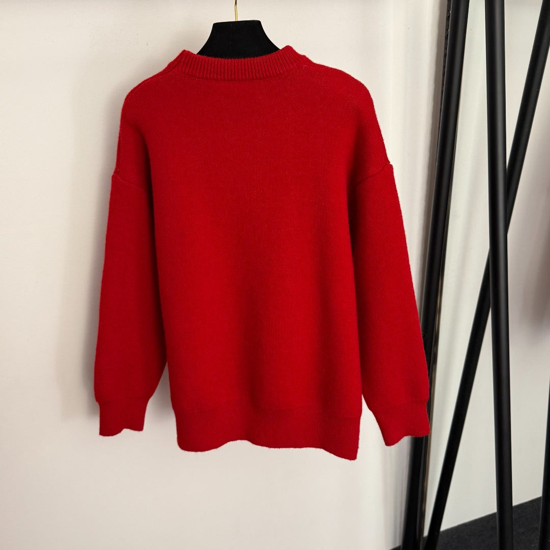 HERMES 25S LONG-SLEEVE SWEATER 466