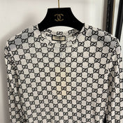 GUCCI 26S LONG-SLEEVE MESH T-SHIRT 187