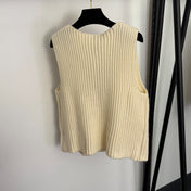 CHANEL 26S KNIT SLEEVELESS TOP 1011