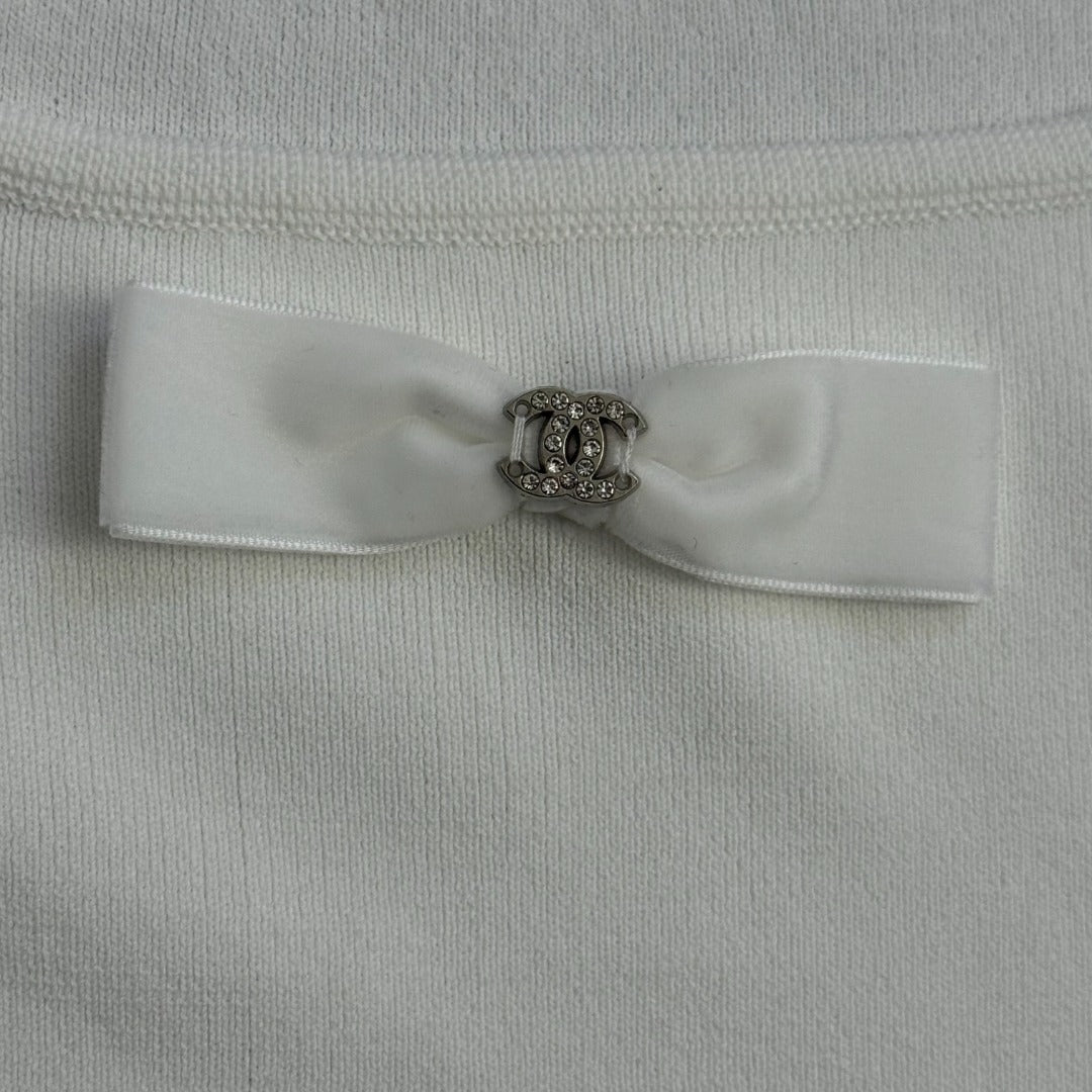 CHANEL 26S SHORT-SLEEVE SWEATER 995