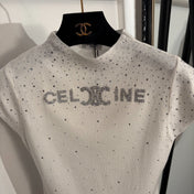 CELINE 26S SHORT SLEEVE KNIT TOP 203