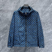 LV COBALT BLUE MIX BLACK MONOGRAM JACKET 239572