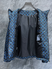 LV COBALT BLUE MIX BLACK MONOGRAM JACKET 239572