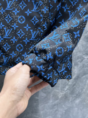 LV COBALT BLUE MIX BLACK MONOGRAM JACKET 239572