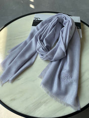 SCARF 210 CM IN PASTEL PURPLE CASHMERE  402209