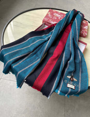 SCARF 200 CM IN COLORFUL CASHMERE 402211