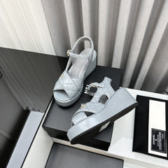 high heel sandals grey lambskin 95
