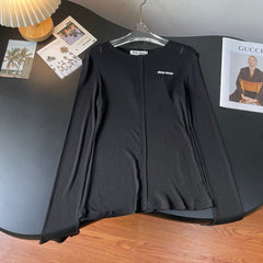 MIUMIU LONG-SLEEVE T-SHIRT STYLE 47