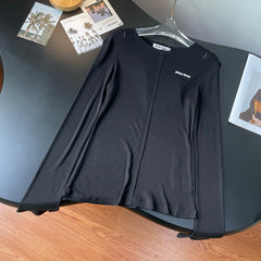 MIUMIU LONG-SLEEVE T-SHIRT STYLE 47