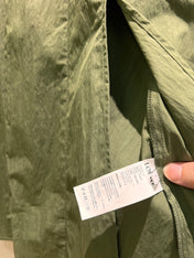 Loewe Lace-up Vest Dress Green Cotton