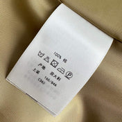 CD Mid-Length Dress Olive Cotton Gabardine