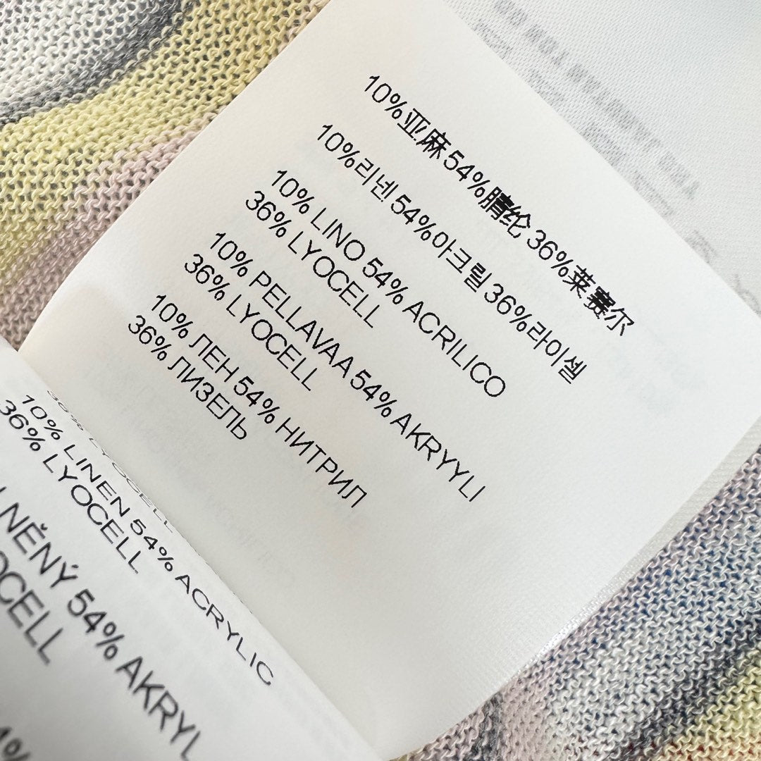 MIUMIU STRIPED KNIT T-SHIRT 273768