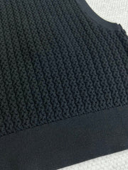CC Vest Black Wool