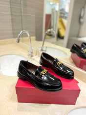The Bold Edition Vlogo Black Calfskin Loafer