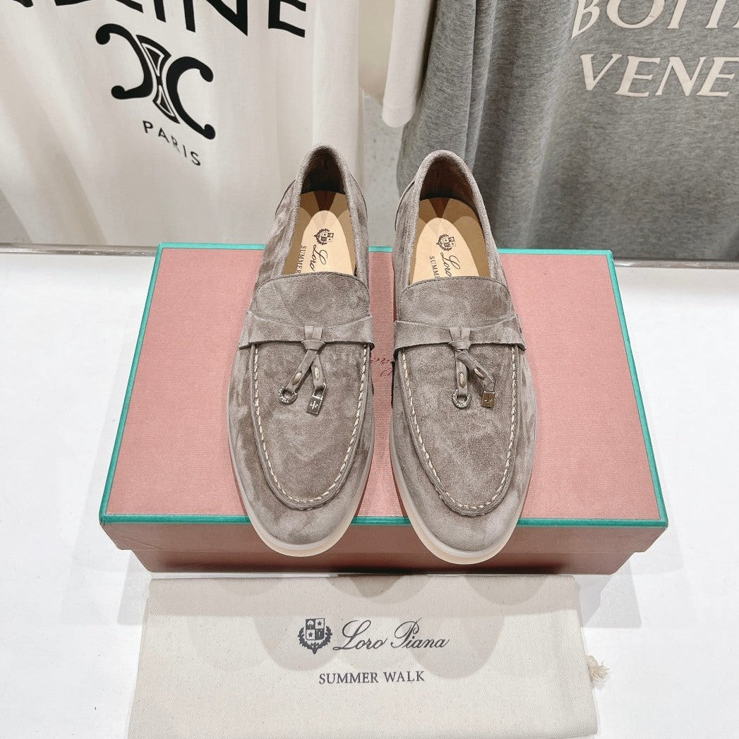 LP SUMMER CHARMS WALK LOAFERS GRAY SUEDE