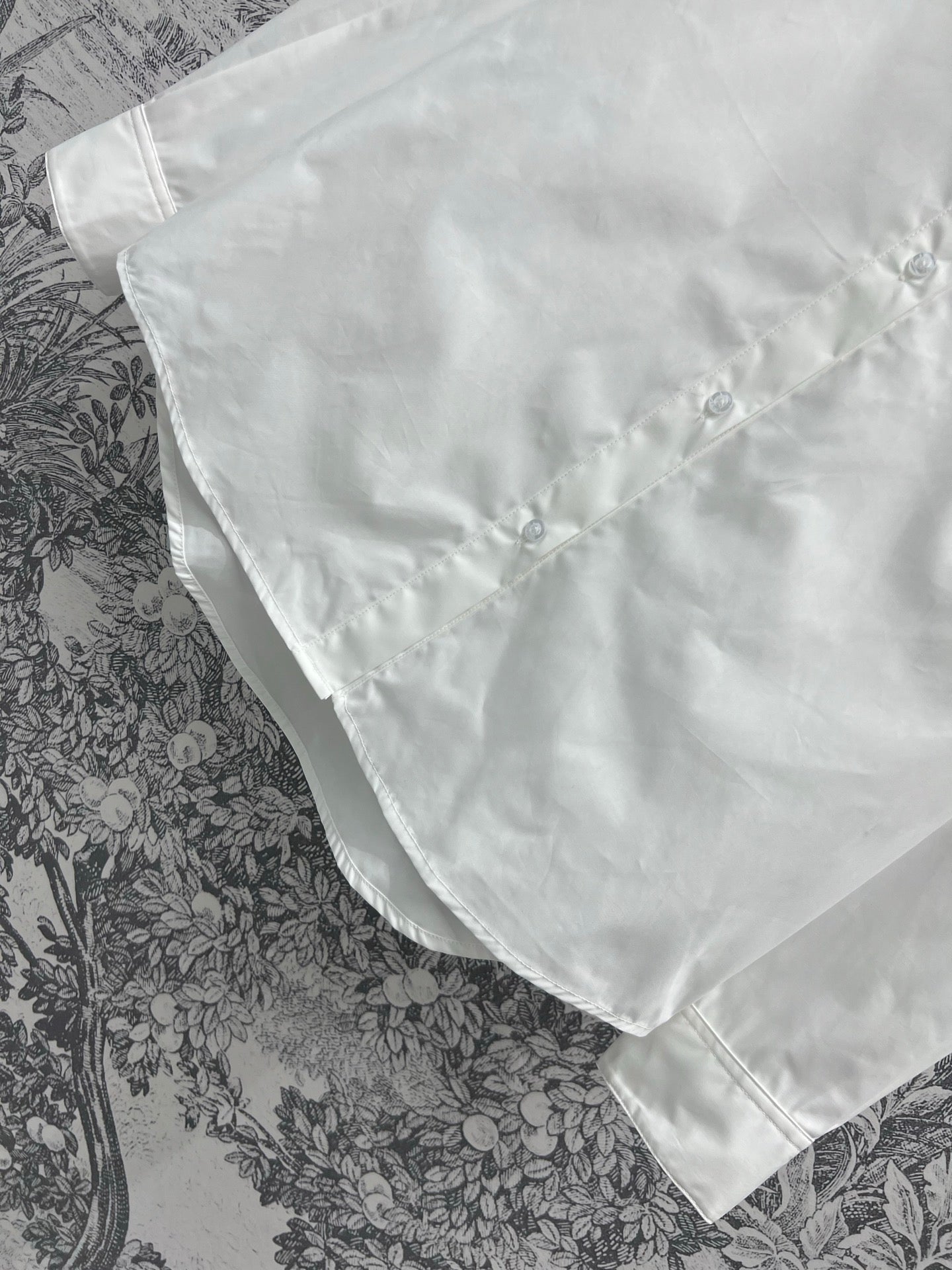 Loewe Logo Embroidered Shirt White Cotton