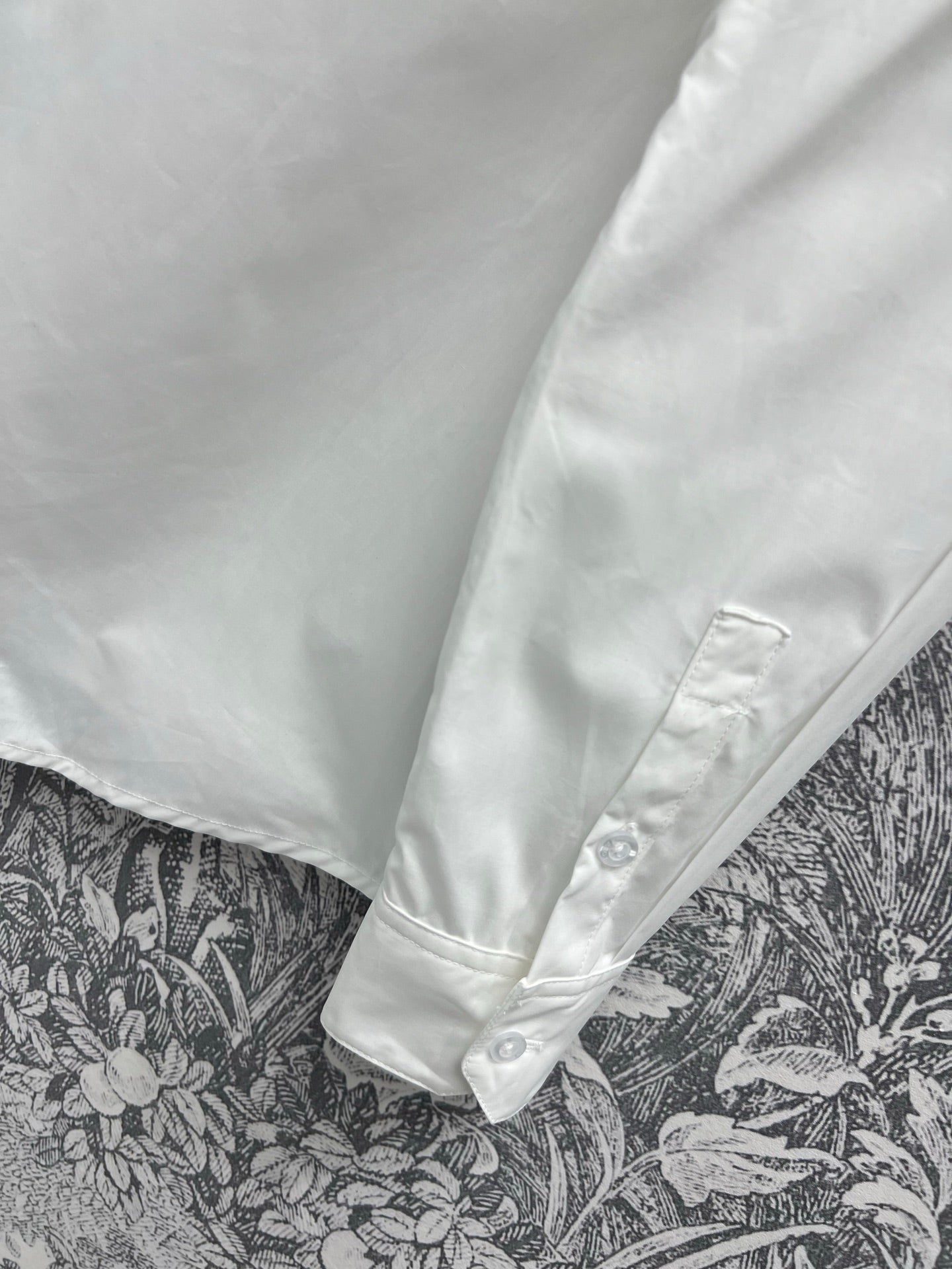 Loewe Logo Embroidered Shirt White Cotton