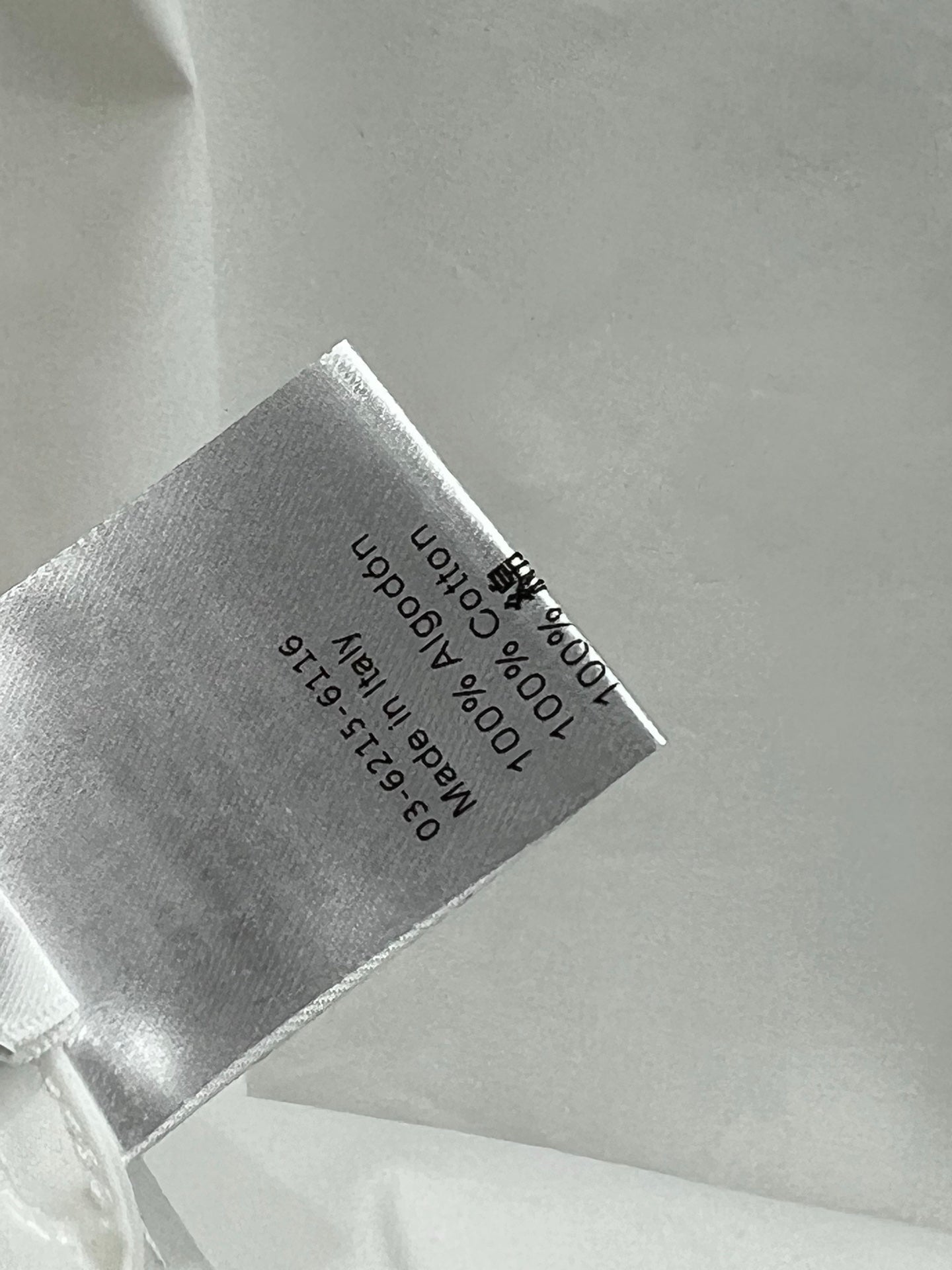 Loewe Logo Embroidered Shirt White Cotton