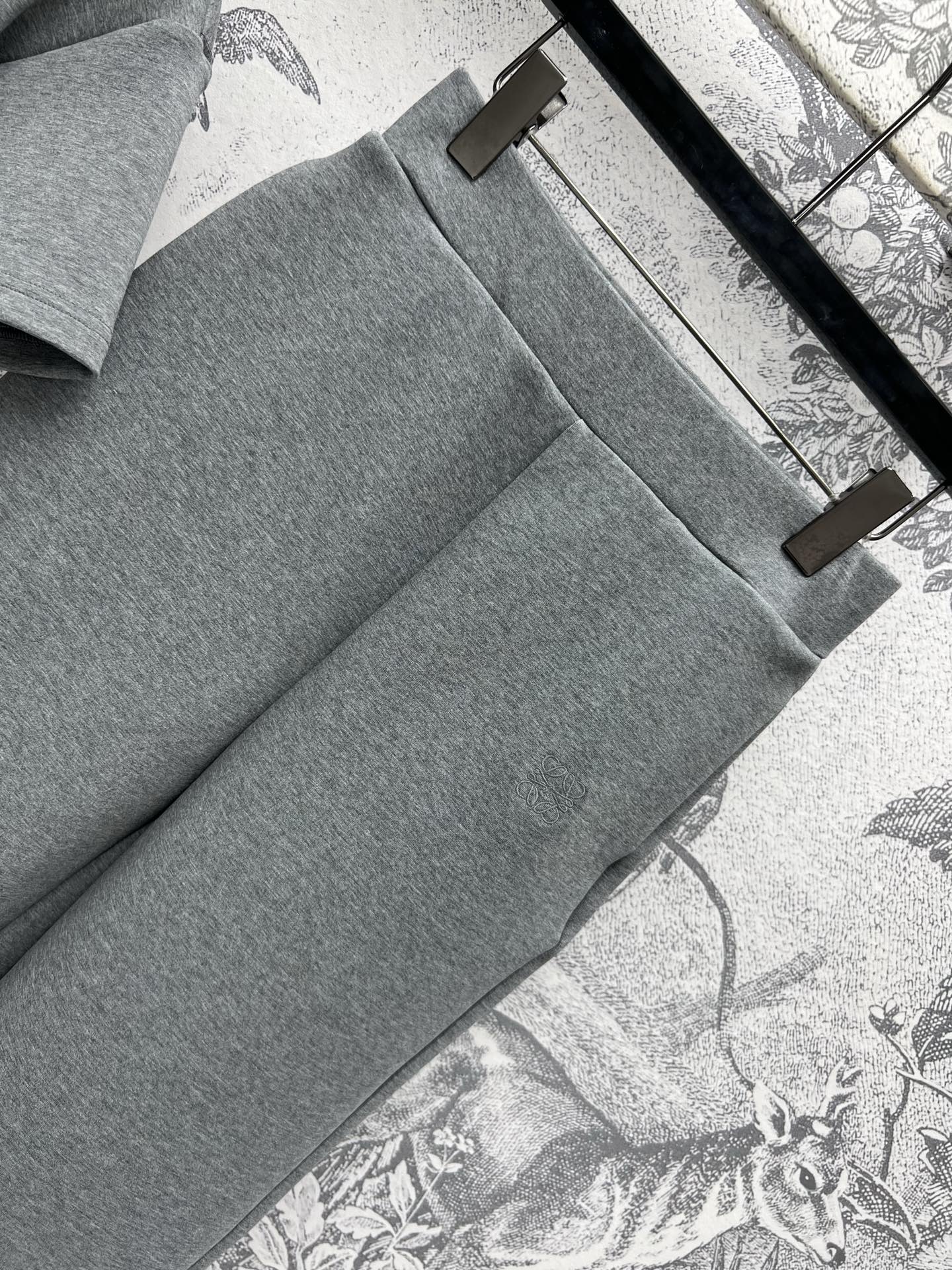 Loewe 25 Sweatshirt Suit Gray Cotton