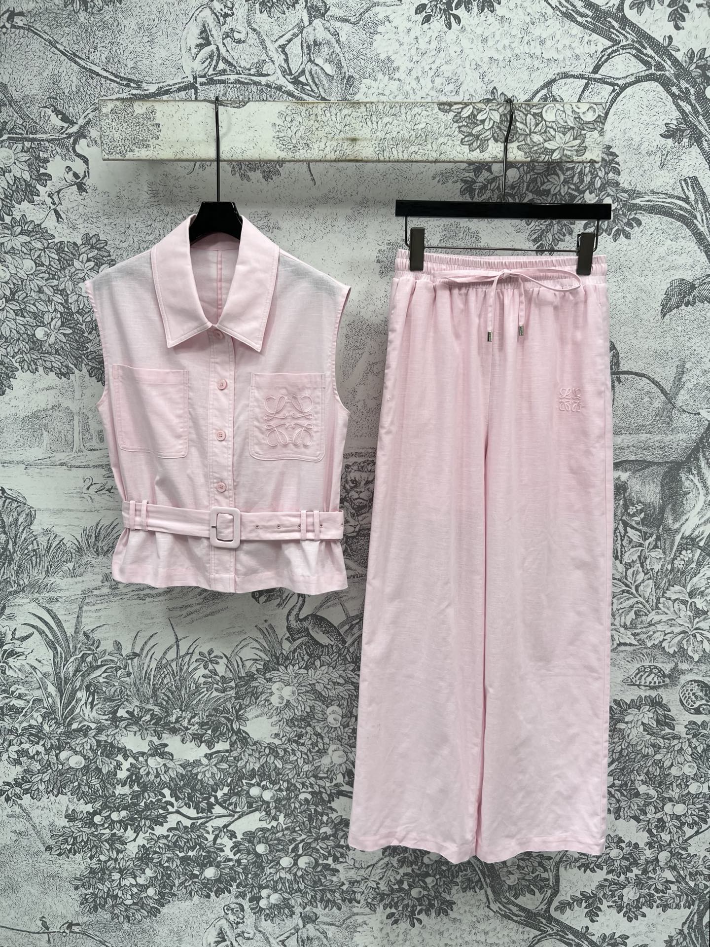 Loewe 25 Vest Suit Cotton Linen