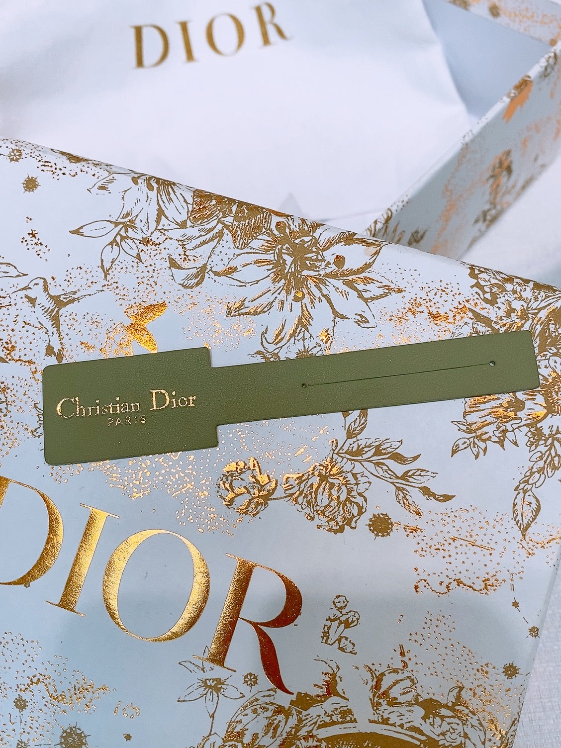 DIOR 25S BELT 20 MM IN DUSTY BLUE CALFSKIN 572900