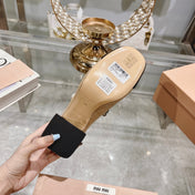 MARY JANE SANDAL CAP TOE DARK CREAM SHEEPSKIN - HIGH HEEL
