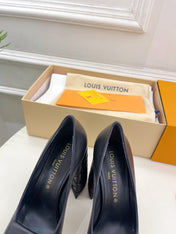 SHAKE MARY JANE HIGH HEEL 12 CM IN BLACK CALFSKIN