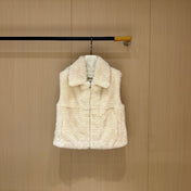 DIOR 25S FAUX RABBIT FUR VEST 769