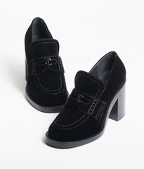 MOCCASINS BLACK VELVET