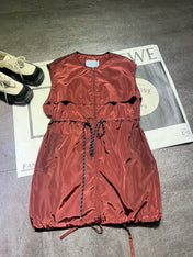 PRADA 26S SLEEVELESS FLARED DRESS 709