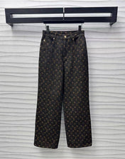 LV Monogram Denim Set