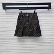 LV Monogram Denim Set