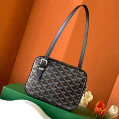 GOYA SECOND-HAND TOAST BAG 21CM BLACK CANVAS