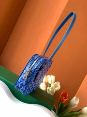 GOYA SECOND-HAND TOAST BAG 21CM SKY BLUE CANVAS