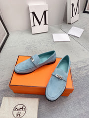 Destin Loafer Suede Light Blue