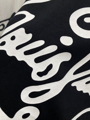 LV T-SHIRT IN BLACK COTTON 239616