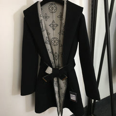 LV 25S BELTED WOOL COAT 0144